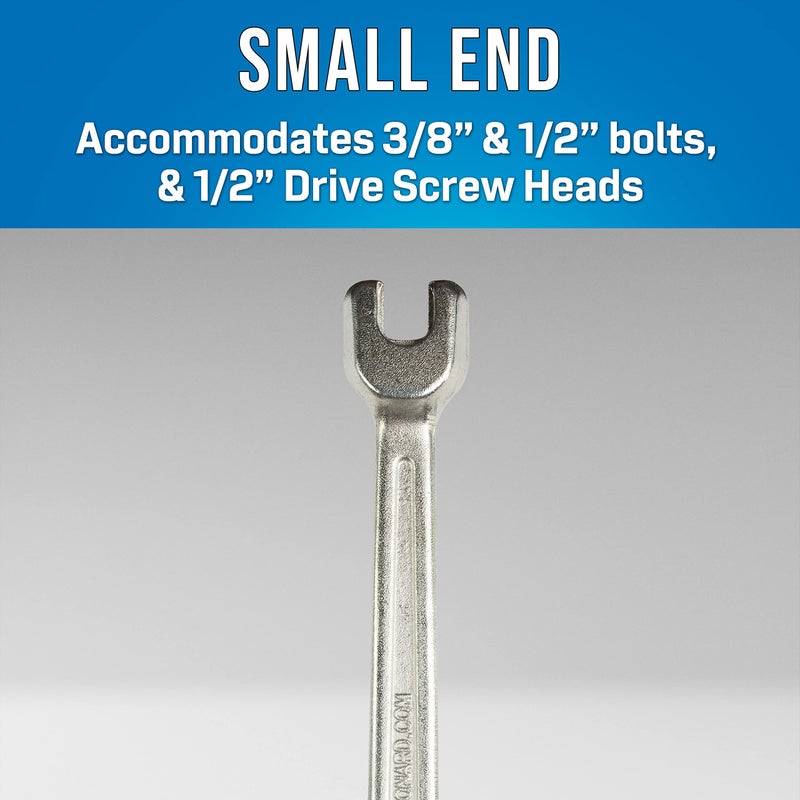 Jonard Tools JIC-650, Lineman's B Type Double Ended Wrench, 13" Length - Image 3